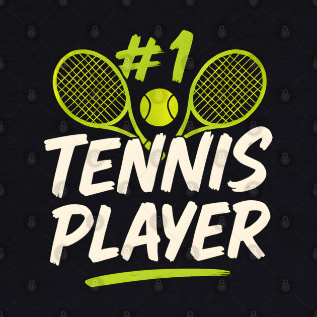 #1 Tennis Player Graphic – Sports Gift for Athletes & Tennis Fans by MakerMind8.2