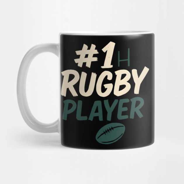 #1 Rugby Player Graphic – Sports Gift for Athletes by MakerMind8.2