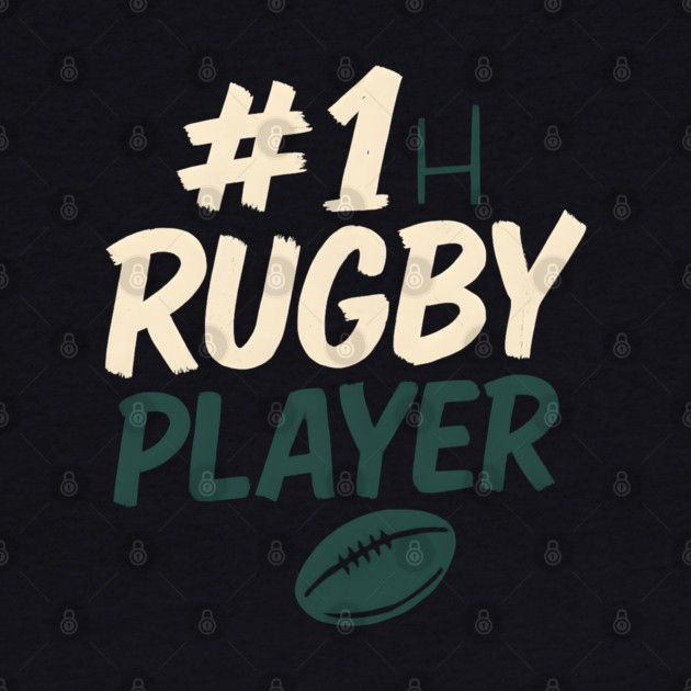 #1 Rugby Player Graphic – Sports Gift for Athletes by MakerMind8.2
