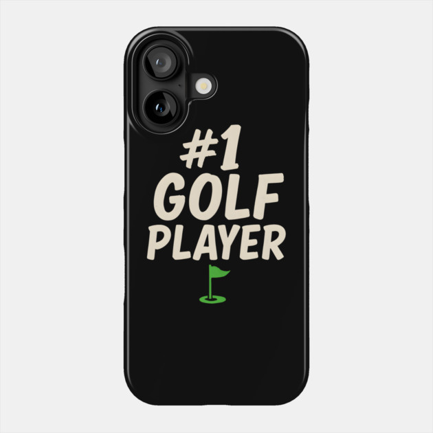 #1 Golf Player Graphic – Sports Gift for Golfers & Athletes Phone Case by MakerMind8.2
