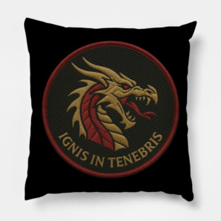 Ignis in Tenebris – Dragon Emblem Pillow