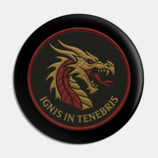 Ignis in Tenebris – Dragon Emblem Pin