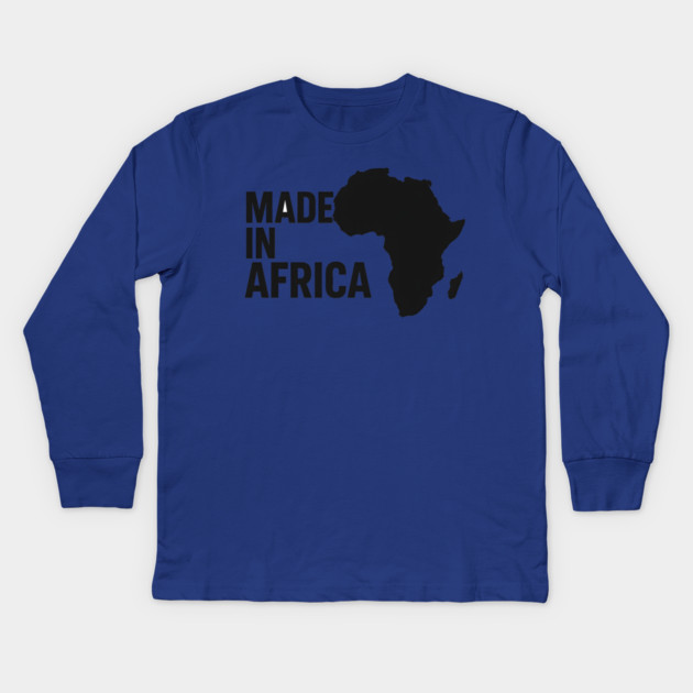 Made In Africa Kids Long Sleeve T-Shirt by Adwoa's Store