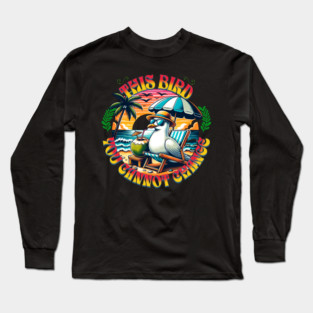 Free Bird On The Beach Long Sleeve T-Shirt