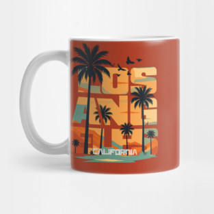 Los Angeles California Sunset Mug