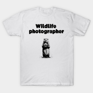Beaver wildlife photographer T-Shirt