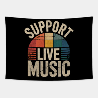 Support-Live-Music Tapestry