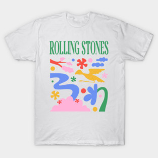 Rolling stone colorful bandart #1 T-Shirt