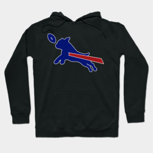 Buffalo Bills Bulldog Football – Funny Dog Lover Gameday Hoodie