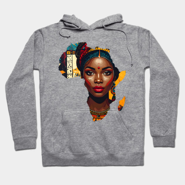 Africa Hoodie by Adwoa's Store