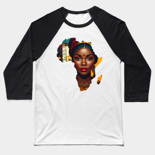Africa Baseball T-Shirt by Adwoa's Store