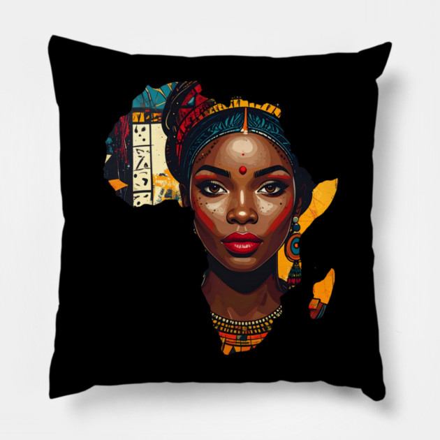 Africa Pillow by Adwoa's Store