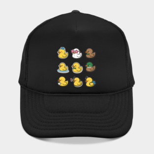Cute Rubber Duck Lover Funny Animal Gift Kawaii Graphic , Funny Duck Lover Gifts Kawaii Graphic Art Hat