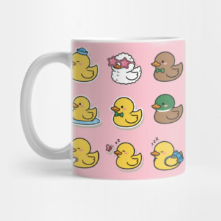 Cute Rubber Duck Lover Funny Animal Gift Kawaii Graphic , Funny Duck Lover Gifts Kawaii Graphic Art Mug