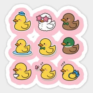Cute Rubber Duck Lover Funny Animal Gift Kawaii Graphic , Funny Duck Lover Gifts Kawaii Graphic Art Magnet