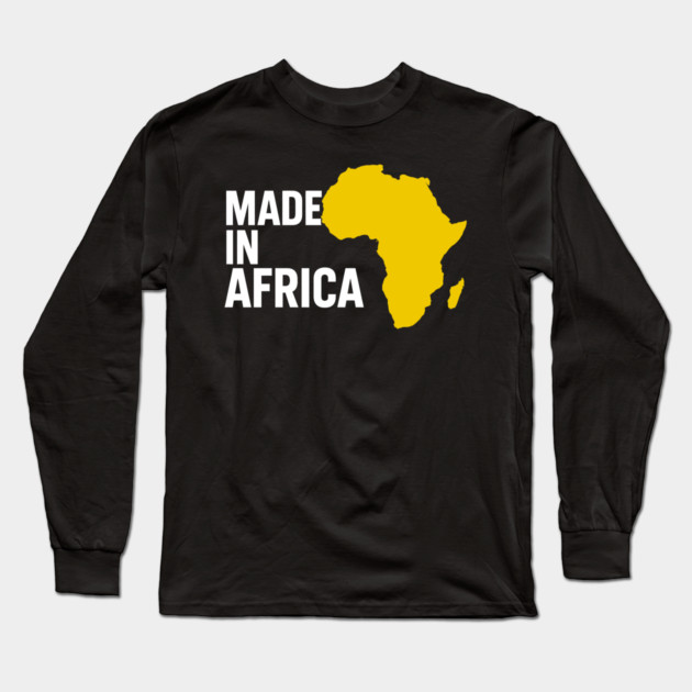 Made In Africa Long Sleeve T-Shirt by Adwoa's Store