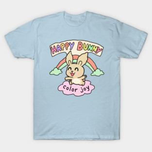 Happy Bunny Rainbow Joy T-Shirt