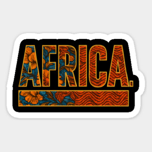 Africa Sticker