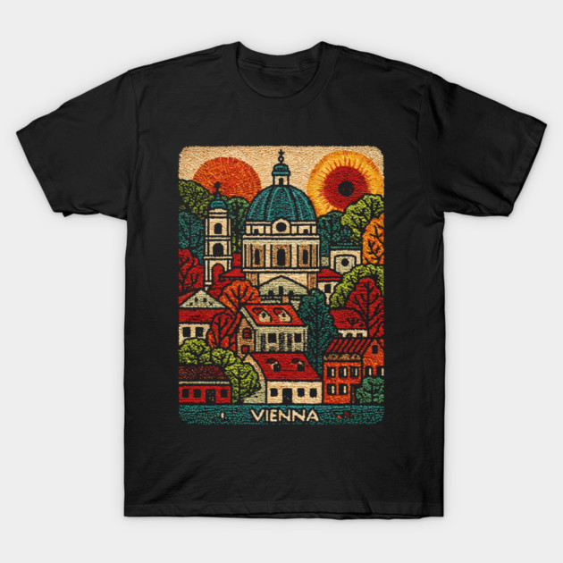 Vienna Austria Art Print - Imperial City Architecture T-Shirt by TuncGK