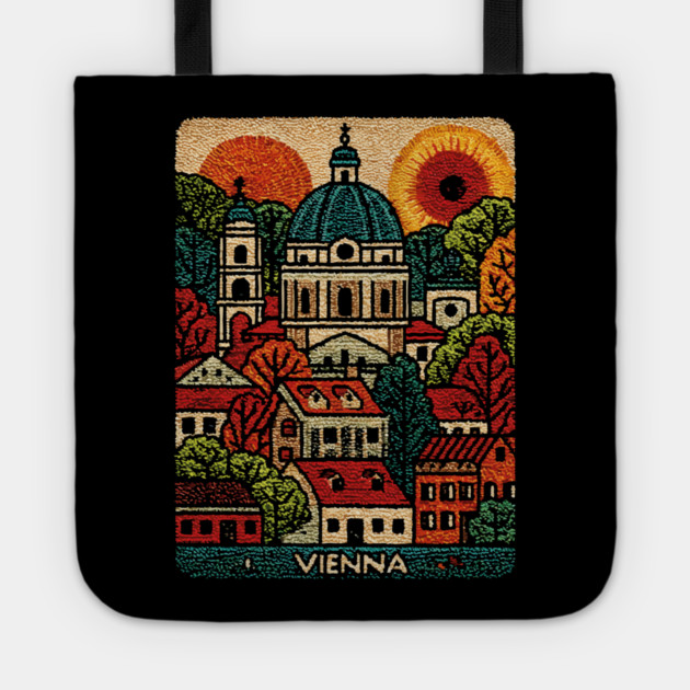 Vienna Austria Art Print - Imperial City Architecture Tote by TuncGK