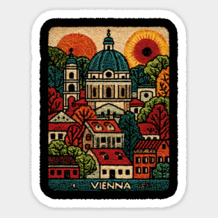 Vienna Austria Art Print - Imperial City Architecture Magnet