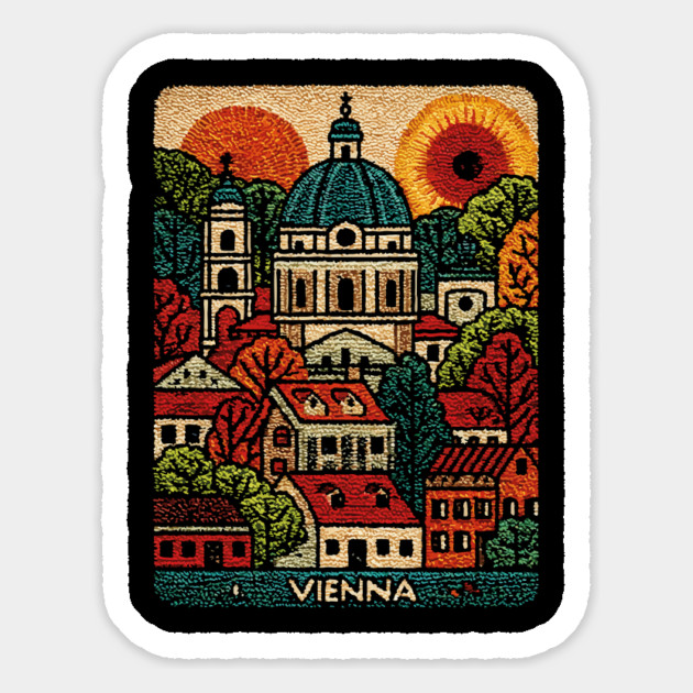 Vienna Austria Art Print - Imperial City Architecture Magnet by TuncGK