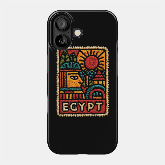 Egyptian Hieroglyph Art Print - Ancient Symbols Design Phone Case by TuncGK
