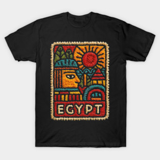 Egyptian Hieroglyph Art Print - Ancient Symbols Design T-Shirt