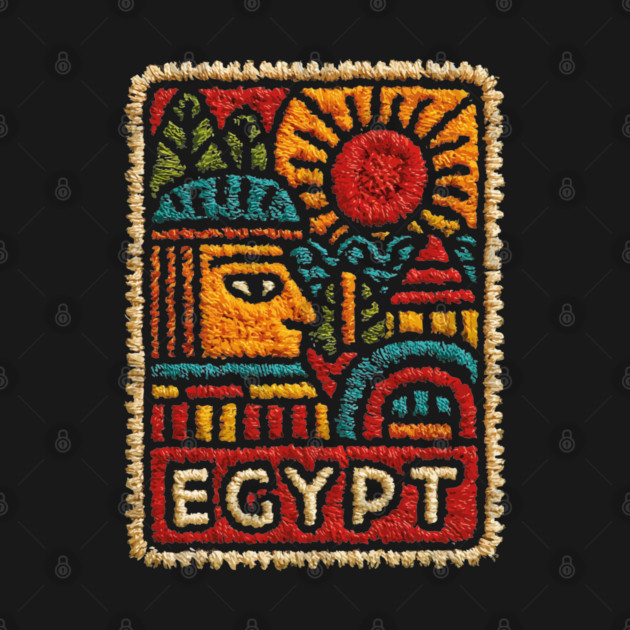 Egyptian Hieroglyph Art Print - Ancient Symbols Design by TuncGK