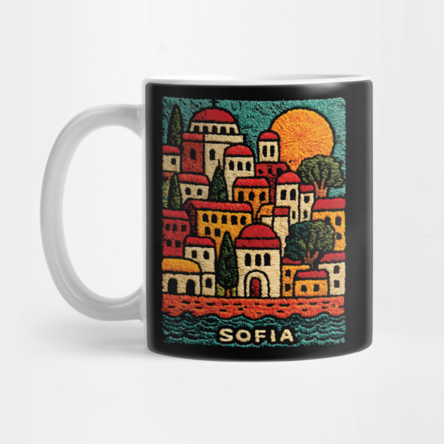 Bulgaria Capital Art Print - Sofia City Illustration by TuncGK
