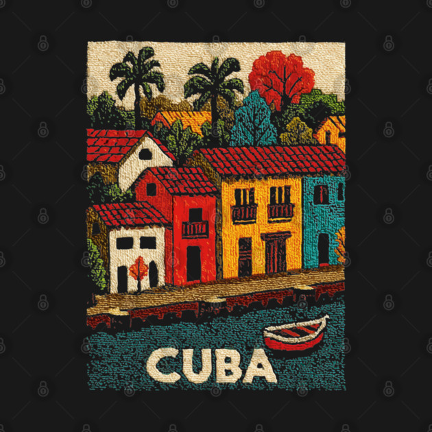 Havana Cuba Vintage Poster - Caribbean Island Art by TuncGK