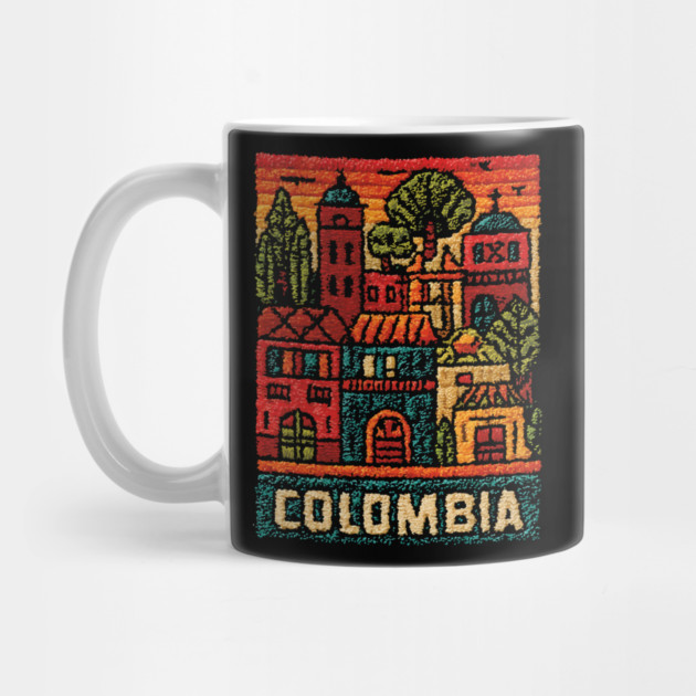Colombia Heritage Poster - Colonial Architecture Art by TuncGK