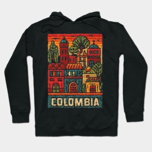 Colombia Heritage Poster - Colonial Architecture Art Hoodie