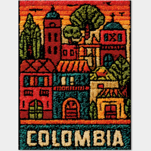 Colombia Heritage Poster - Colonial Architecture Art Posters and Art