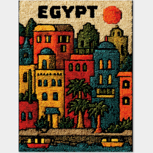 Ancient Egypt Modern Art - Cairo Cityscape Design Posters and Art