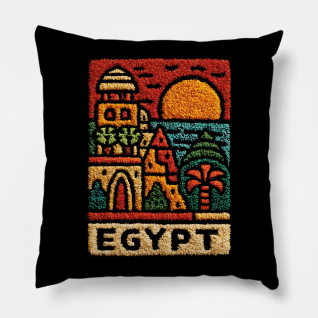 Egypt Sunset for Travelers Pillow by TuncGK