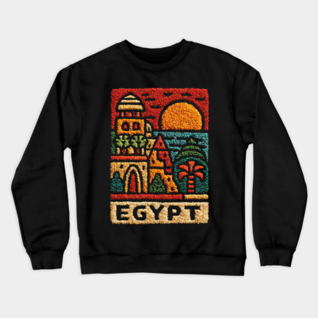 Egypt Sunset for Travelers Crewneck Sweatshirt by TuncGK