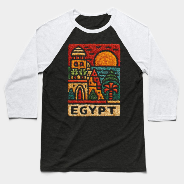 Egypt Sunset for Travelers Baseball T-Shirt by TuncGK