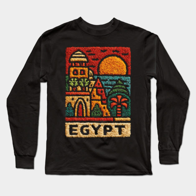 Egypt Sunset for Travelers Long Sleeve T-Shirt by TuncGK