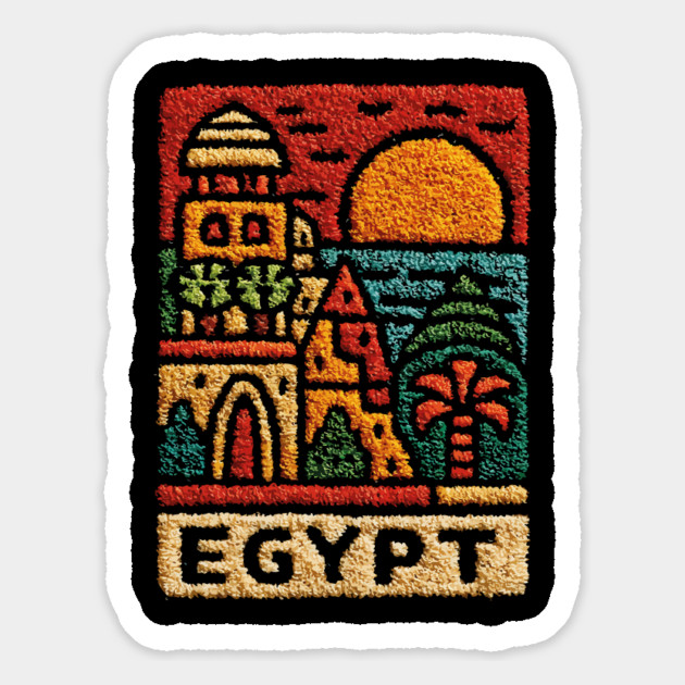 Egypt Sunset for Travelers Magnet by TuncGK