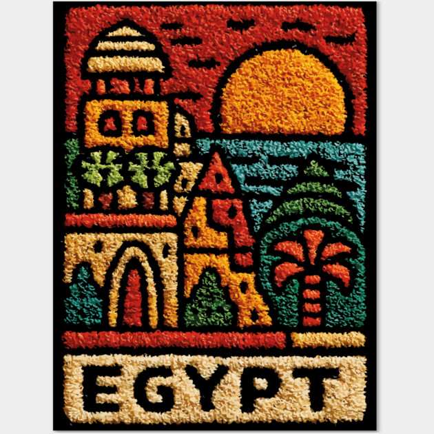 Egypt Sunset for Travelers Wall Art by TuncGK