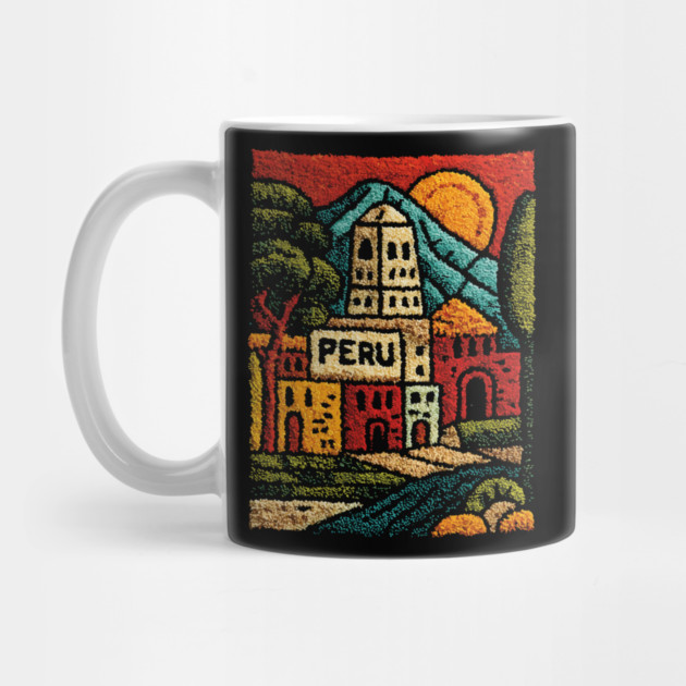 Peru Mountain Village Art - Andean Culture Poster by TuncGK