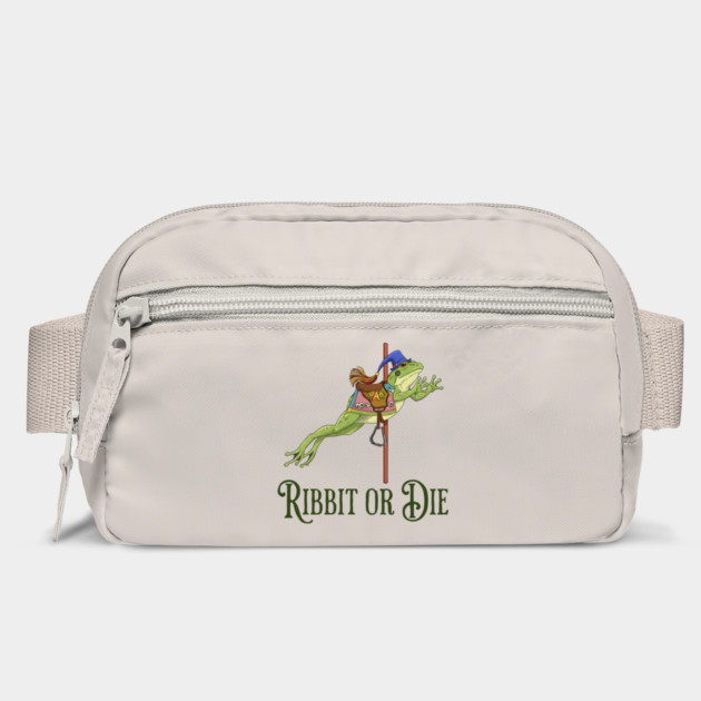 Funny Frog Carousel Ride (Ribbit) or Die pun by Luxinda