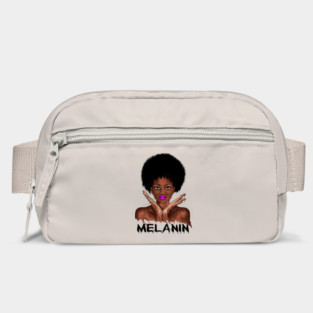 Drippin Melanin Afro Black History Bag