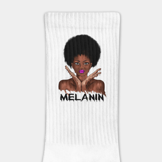 Drippin Melanin Afro Black History by logiamerch