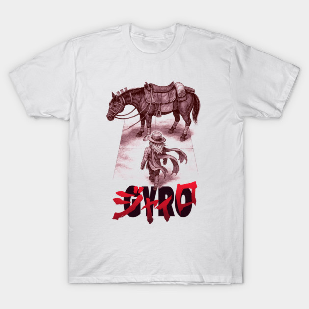Gyro Zeppeli - Steel Ball Run T-Shirt by Anime21Store
