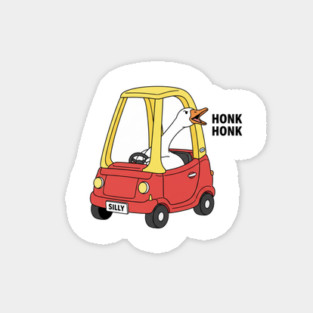 Funny Goose Honk Honk Car Meme Gift Animal Joke  Funny Goose, Honk Honk, Meme Gift Magnet