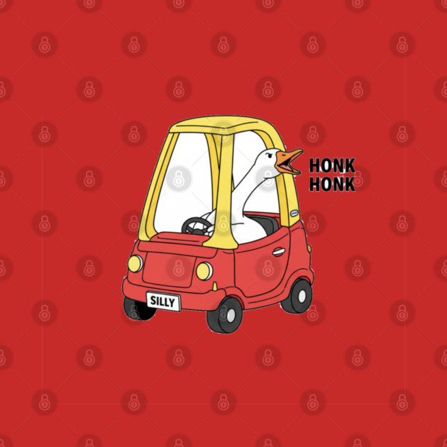 Funny Goose Honk Honk Car Meme Gift Animal Joke  Funny Goose, Honk Honk, Meme Gift by OUTFITPAW