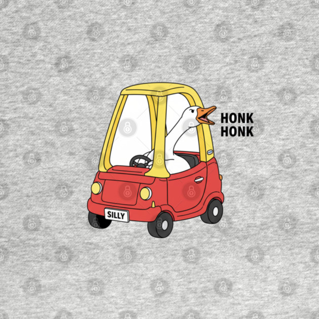 Funny Goose Honk Honk Car Meme Gift Animal Joke  Funny Goose, Honk Honk, Meme Gift by OUTFITPAW