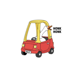 Funny Goose Honk Honk Car Meme Gift Animal Joke  Funny Goose, Honk Honk, Meme Gift Sticker